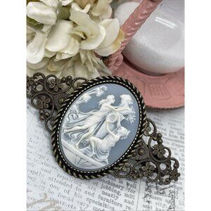 Greek Roman God Goddess Hair Clip Bronze barrette Artemis Aphrodite Hercules new